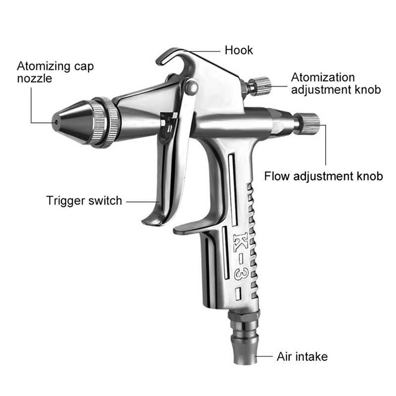 K-3 Mini Paint Air Spray Gun 0 - đánh giá và giá Airbrush Kit With Mini Compressor