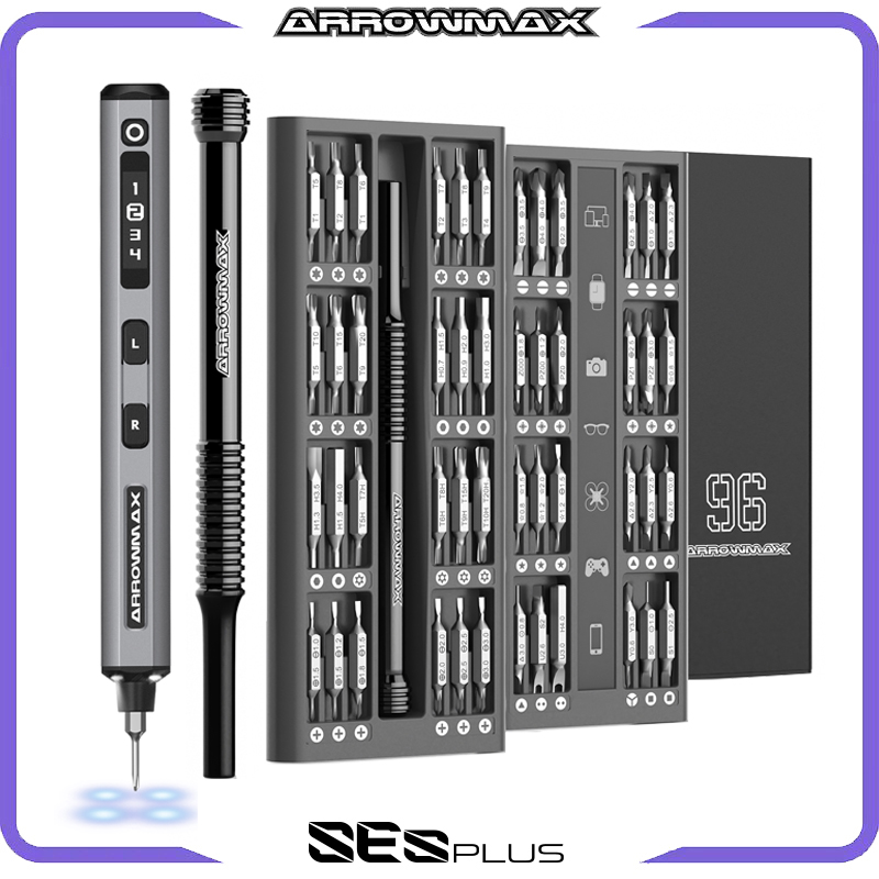 ARROWMAX Precision Electric Sc - đánh giá và giá Electric Screwdriver Rechargeable Usb