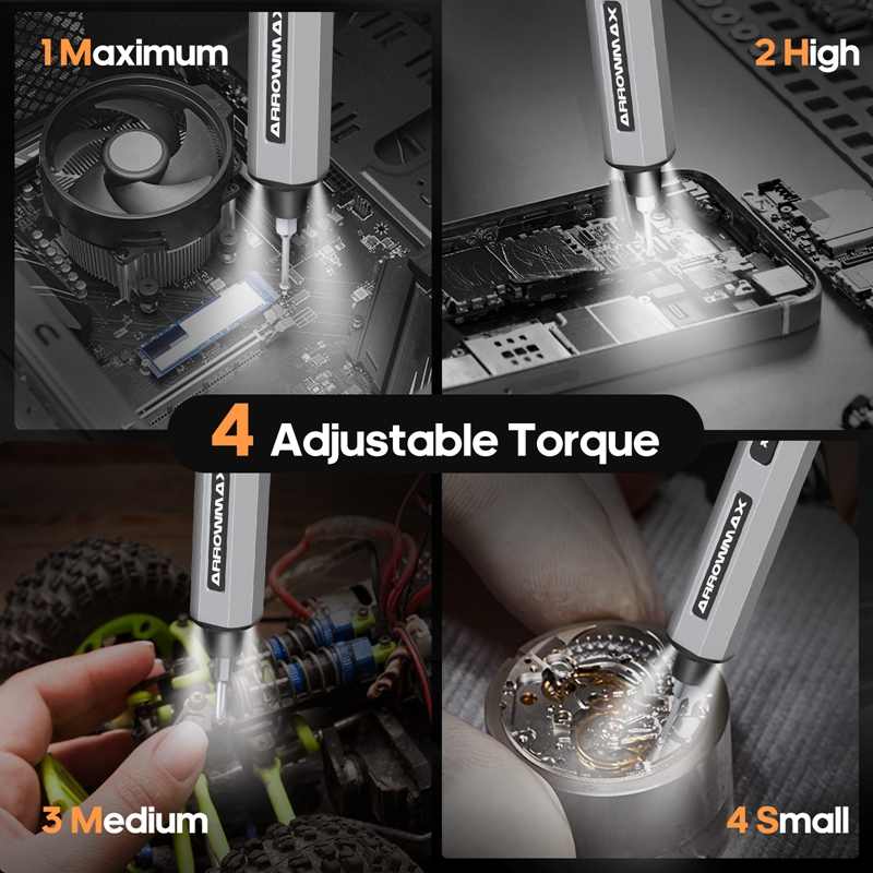 ARROWMAX Precision Electric Sc - đánh giá và giá Electric Screwdriver Rechargeable Usb