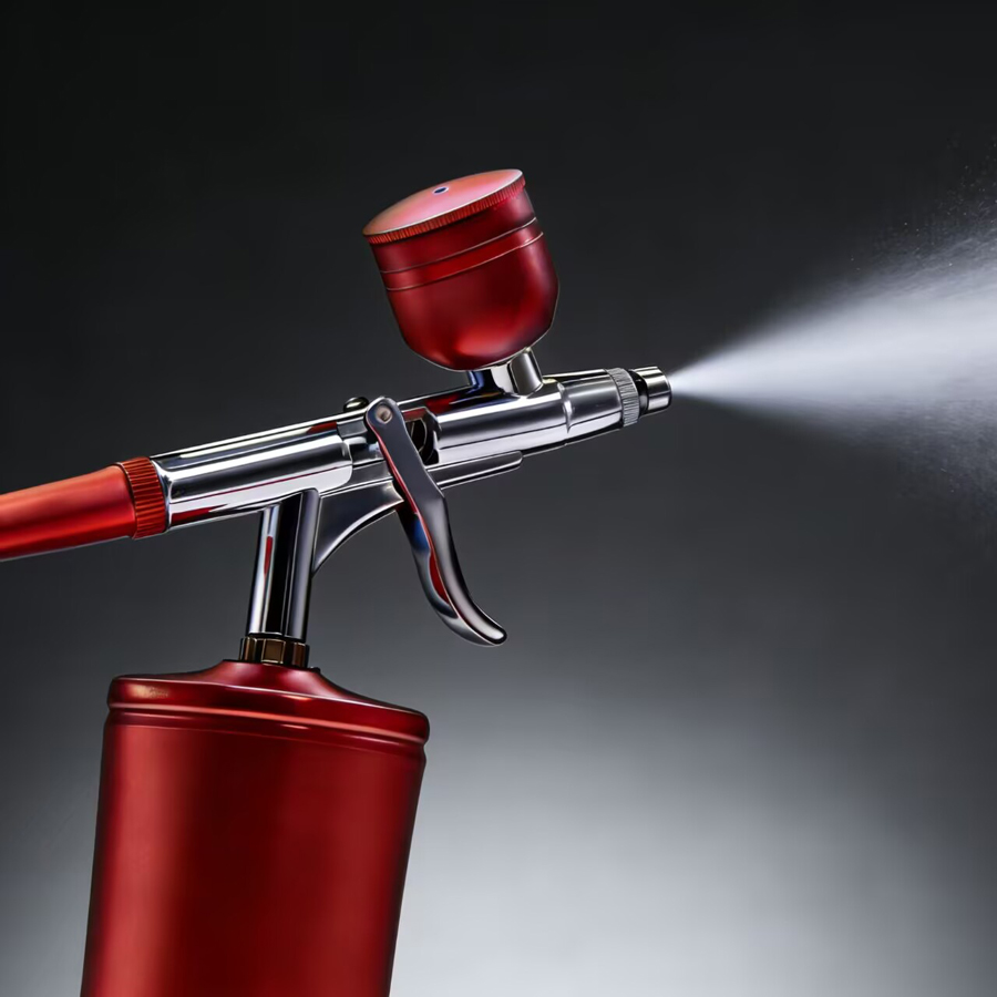 Portable Rechargeable Wireless - đánh giá và giá Airbrush Kit With Mini Compressor