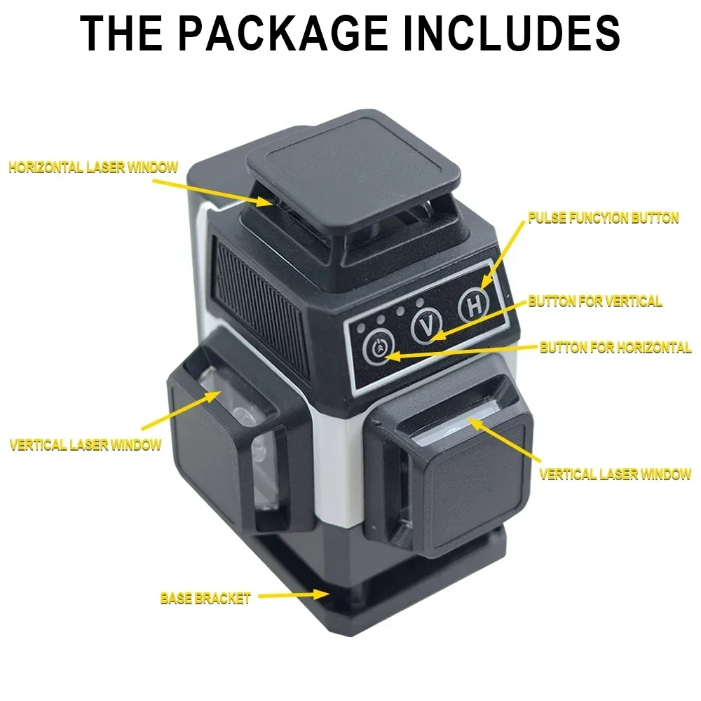 16 Lines Laser Level 4D Self L - đánh giá và giá Laser Level 16 Lines 4D Green