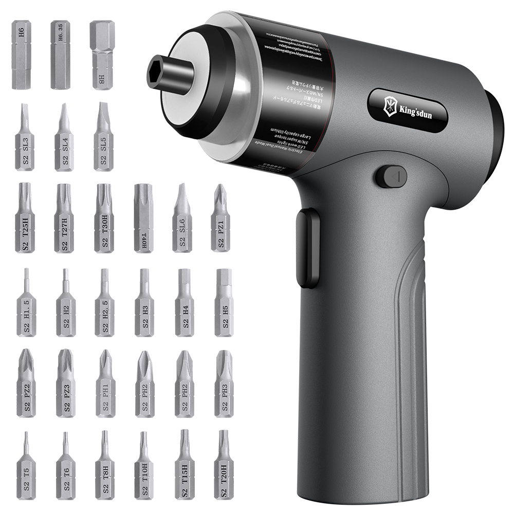 Máy Bắt Vít Không Dây S2 Thép  - đánh giá và giá Electric Screwdriver Rechargeable Usb