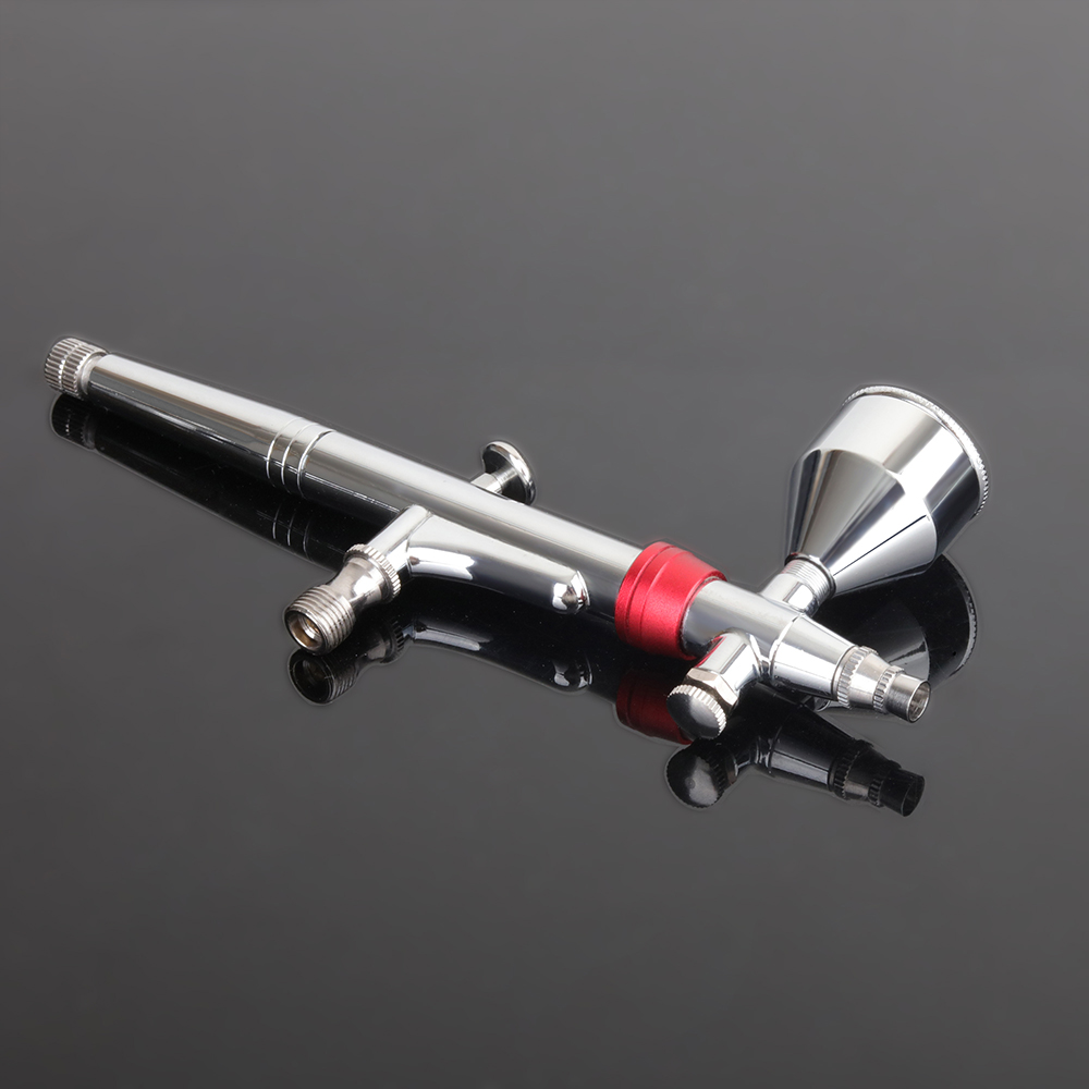 High Capacity Dual Action Rota - đánh giá và giá Airbrush Kit With Mini Compressor