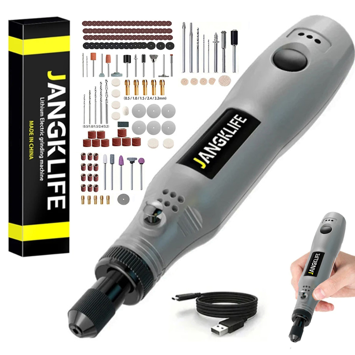 Usb không dây ROTARY Tool Kit  - đánh giá và giá Cordless Rotary Tool Kit Accessories