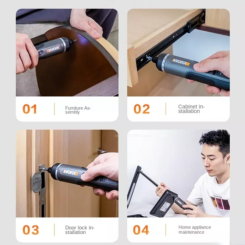 WORX  WX242 4V Electrical Scre - đánh giá và giá Electric Screwdriver Rechargeable Usb
